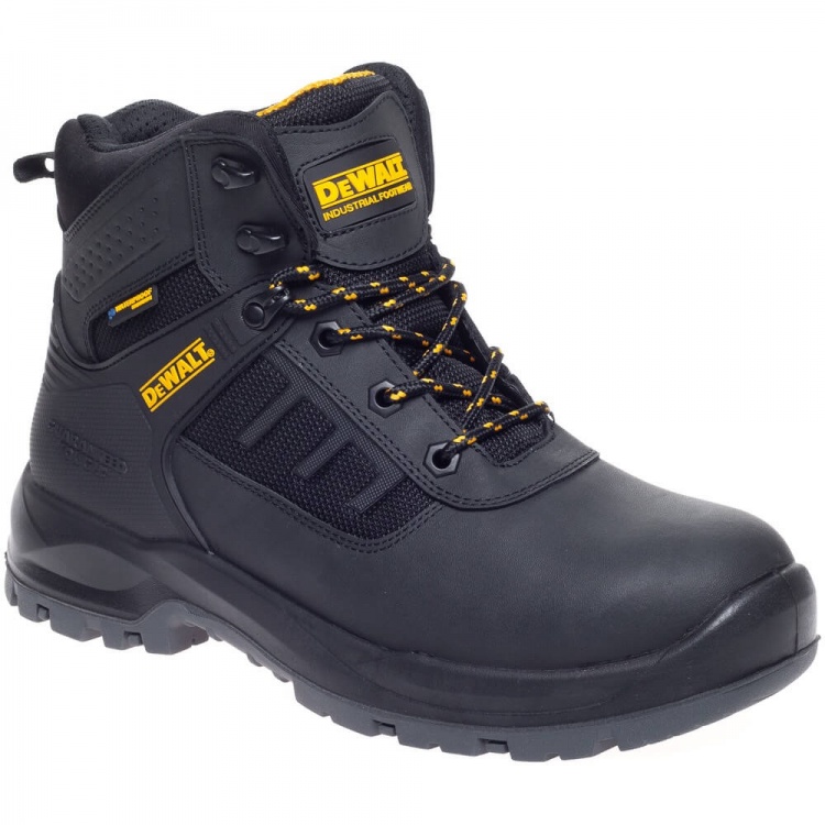 Dewalt Douglas Leather Waterproof S3 WR SRC HRO Safety Boot Black